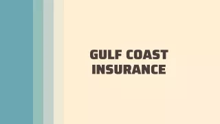 gulf coast insurance