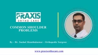 common shoulder problems