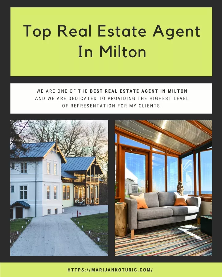 top real estate agent in milton