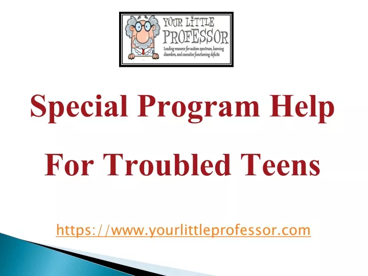 special program help for troubled teens