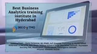 business analytics certification