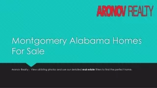 Buy Wonderful Montgomery Alabama Homes For Sale