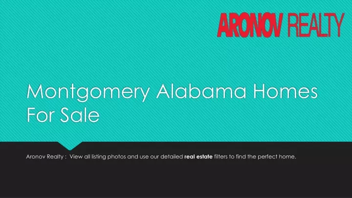montgomery alabama homes for sale