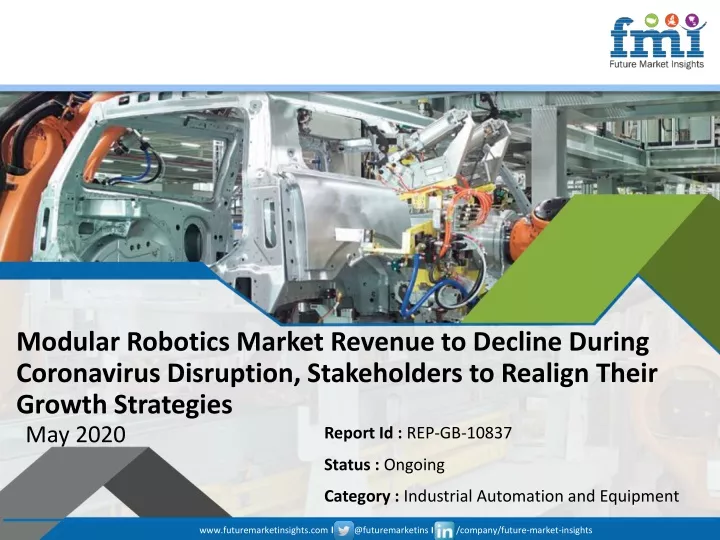 modular robotics market revenue to decline during