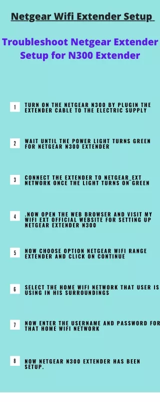 netgear wifi extender setup