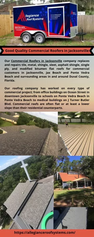 Good Quality Commercial Roofers in Jacksonville