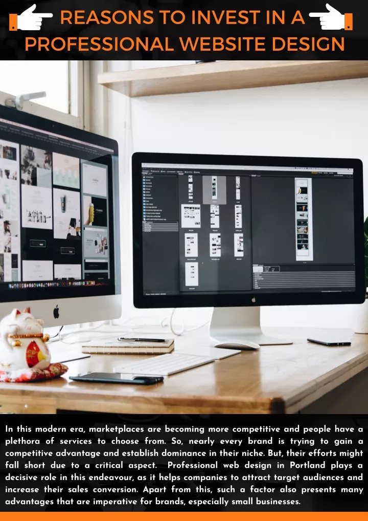 reasons to invest in a professional website design