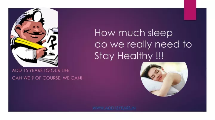 how much sleep do we really need to stay healthy