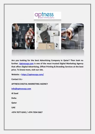 are you looking for the best advertising company