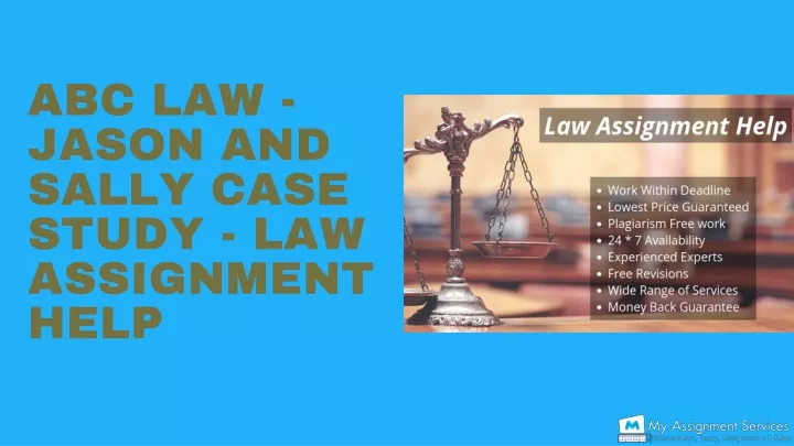 abc law jason and sally case study law assignment