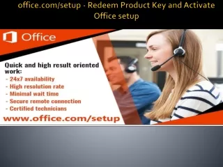 office com setup redeem product key and activate office setup