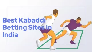 Guide to know Best Kabaddi Betting Sites In India