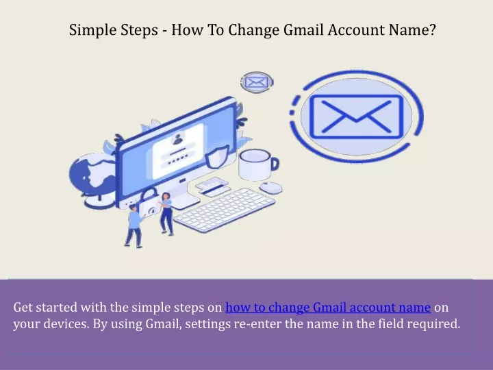 simple steps how to change gmail account name