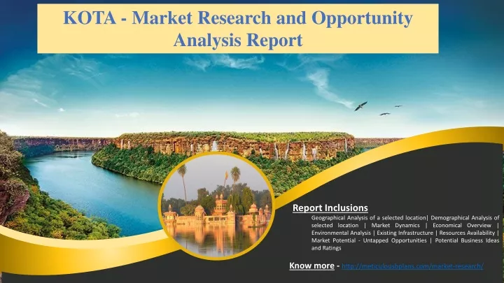 kota market research and opportunity analysis