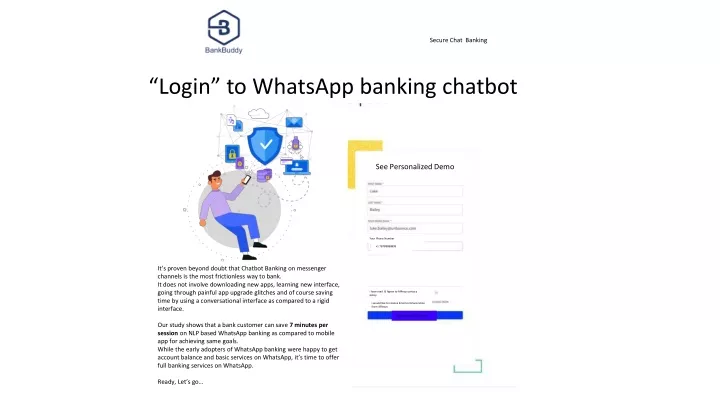 secure chat banking