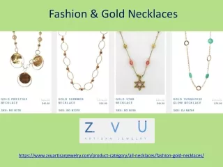 Fashion & Gold Necklaces