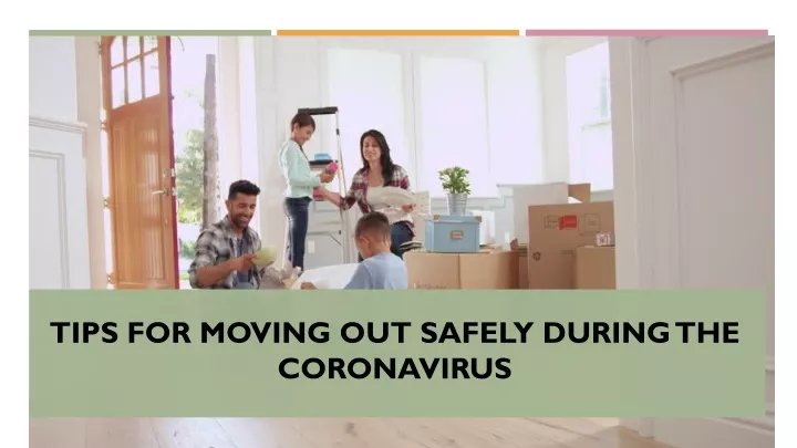 tips for moving out safely during the coronavirus