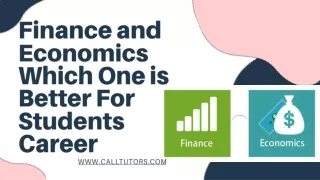 financ e and economics which one is better