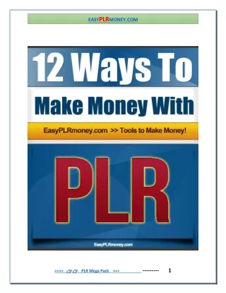 easy plr money com