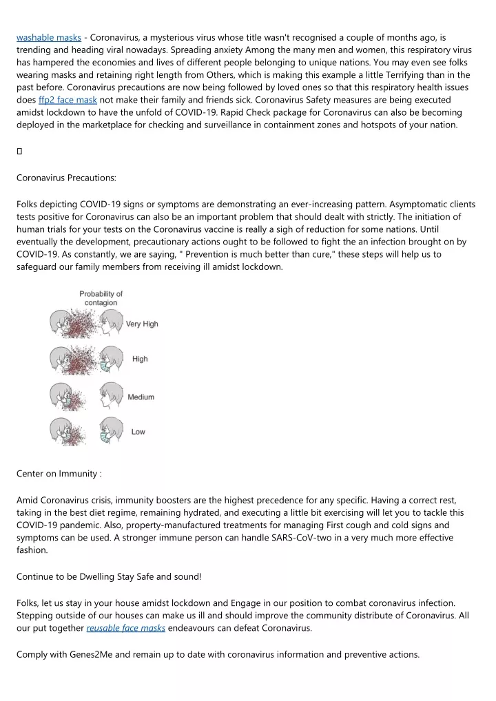 washable masks coronavirus a mysterious virus