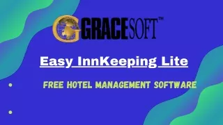 Free Hotel Management Software | Free Reservation Software | Easy InnKeeping Lite