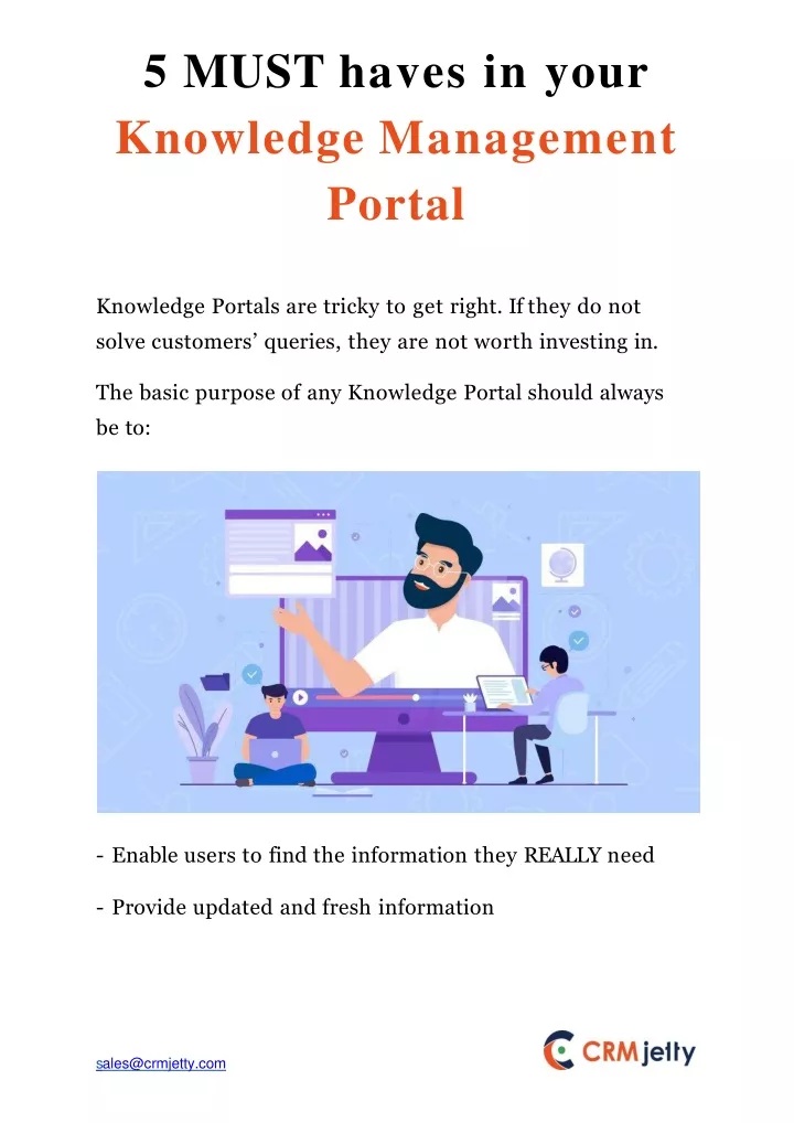 5 must haves in your knowledge management portal
