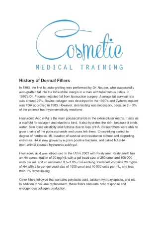 Restylane®️/Perlane®️ Injection Training Course Certification