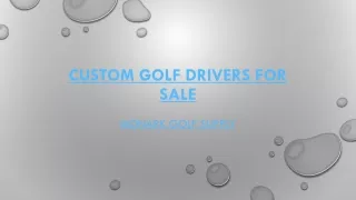 custom golf drivers for sale