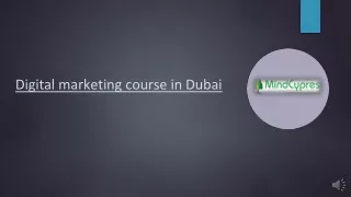 Digital marketing course in dubai