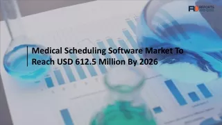 Medical Scheduling Software Market 2020: Rising with Immense Development Trends across the Globe by 2027