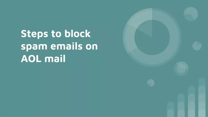 steps to block spam emails on aol mail