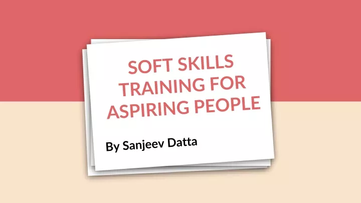 soft skills training for aspiring people