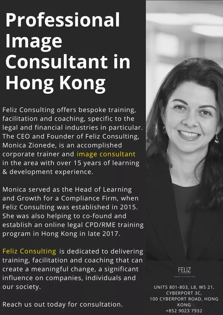 professional image consultant in hong kong