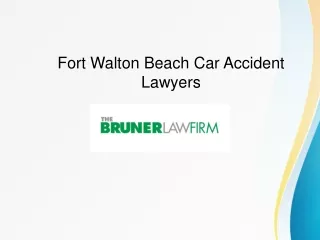 Fort Walton Beach Car Accident Lawyer