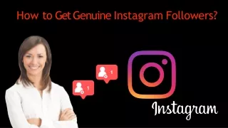 how to get genuine instagram followers