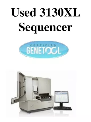 Used 3130XL Sequencer