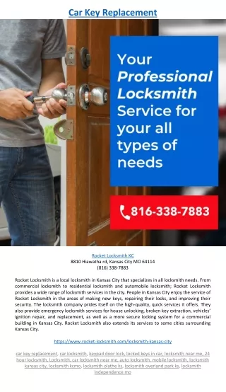 car key replacement