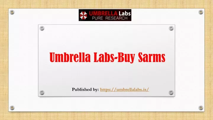 umbrella labs buy sarms