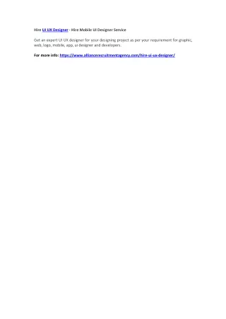 hire ui ux designer hire mobile ui designer