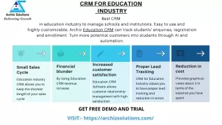CRM for education industry