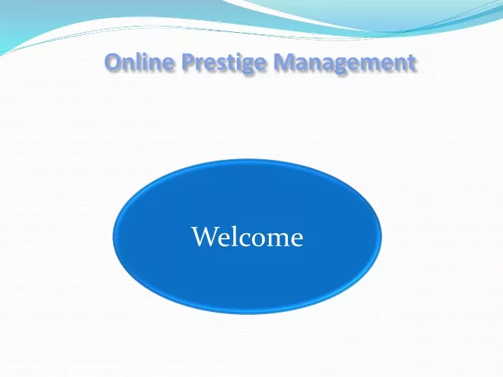 online prestige management