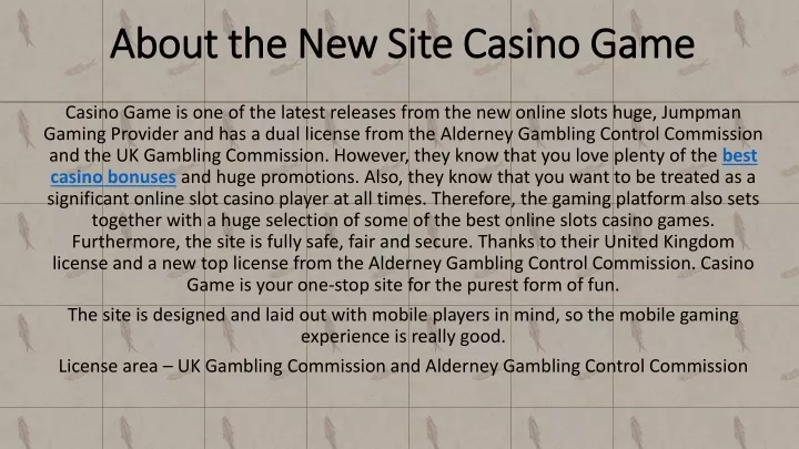 about the new site casino game