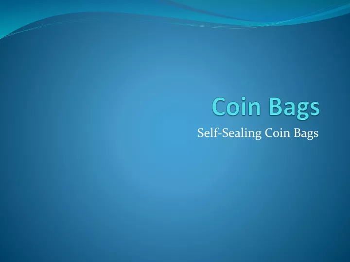 coin bags