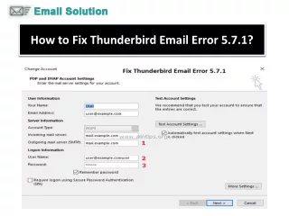how to fix thunderbird email error 5 7 1
