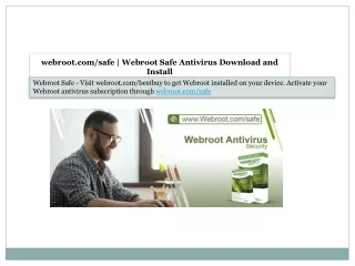 webroot com safe webroot safe antivirus download and install