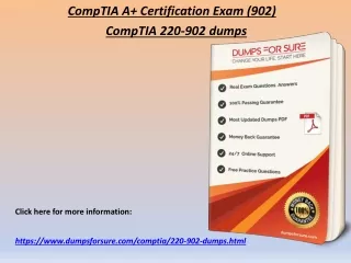 comptia a certification exam 902