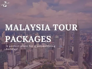 Malaysia Tour Packages!