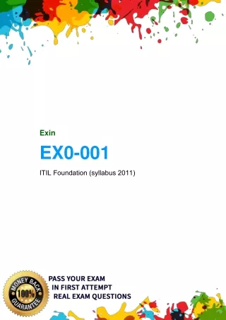 Exin  EX0-001 Exam Dumps, 100% Free  EX0-001 Questions