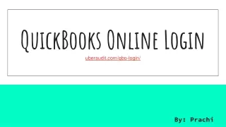 QuickBooks Online Login