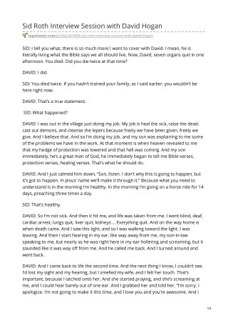 sid roth interview session with david hogan